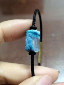 Vòng tay nam nữ lu thống đá ưu lịn xanh ngọc thiên nhiên tài lộc bao kiểm định đá quý