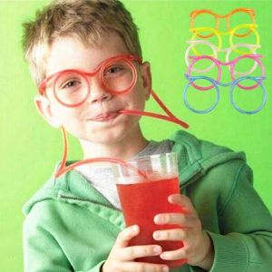 Fun Childrens Drinking Straw Glasses