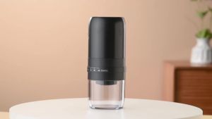 Portable 1800mAh Electric Coffee Bean Grinder 40 Gears External Adjustable Home Rechargeable Grinders Household Coffee Machine