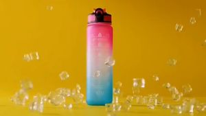 1L Motivational Fitness Sport Water Bottle Reusable Leakproof for Gym/outdoor/home 1 Liter Water Bottle Tumbler Motivational Fitness Sport Water Bottle Reusable Leakproof for Gym/outdoor/home BPA Free Water Bottle Sports BPA Free with Time Marker Fast Flo