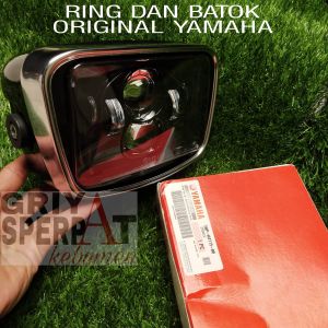 LAMPU DEPAN RX KING OVAL DAYMAKER LED 4 TITIK BATOK DAN RING ORIGINAL YAMAHA