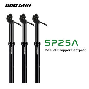 WALGUN 25A Mtb Telescopic Seatpost 27.2\30.9\31.6mm Hydraulic Height Adjustable Bike Seat Post Manual Mountain Bicycle Seat Tube