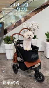 Bello 3-Wheel Pet Stroller: A Modern Detachable Cart for Outbound Adventures