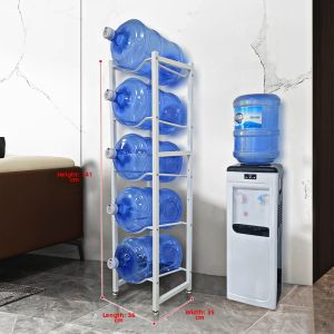 Office Bottle Water Stand Strong Load Bearing Carbon Steel Material Company Space Placement Storage Rack Pure Water Barrel Holder