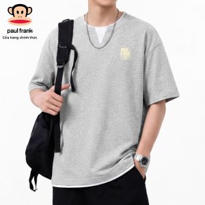 Paul Frank | Áo Thun Nam Thiết Kế Hai Màu Cotton Cao Cấp