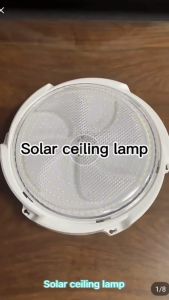 Lampu UFO Plafon LED Tenaga Surya Solar Cell 100 150W Watt