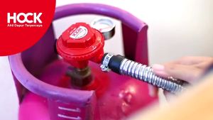 Regulator Selang Hock Kompor Gas TEKANAN RENDAH / LOW PRESSURE HR-L101MC dengan Selang