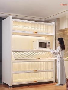 JUMEISHI | Dustproof Multifunctional Multi-level Kitchen Storage Cabinet
