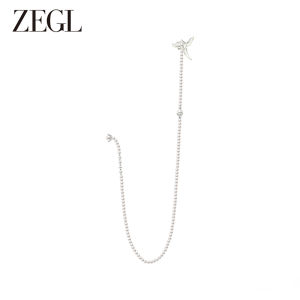 zengliu | Mặt Brooch Ngọc Trai Nhân Tạo Phong Cách Trung Quốc Mới cho Áo Dài Nữ