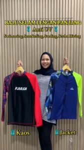 Kansa Mens Rashguard Swimsuit Diving Snorkeling Surfing Anti-Uv Quick Dry Full Sleeve