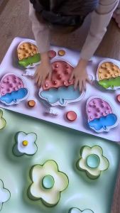 3D膨胀小花硅藻泥脚垫 3D Matt Bathroom 卡通萌熊浴室进门吸水防滑垫 家地垫 卫生间地毯 3D Tikar Bilik Mandi
