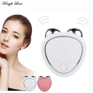 Hengfa Lina EMS Facial Massager Microcurrent Face Lifting Machine Roller Skin Tightening Rejuvenation Beauty Charging Facial Anti Wrinkle