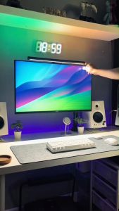 Màn hình màu LYMAX Đèn chùm G1 Âm nhạc Luật Bảo vệ mắt Học tập Đèn bàn Trang chủ Màn hình máy tính Văn phòng Học tập Game Bar