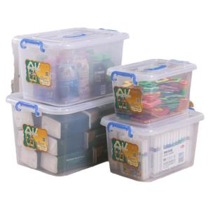 Large Transparent Storage Box with Wheels Portable Toy Clothes Book Organizer for Car Use Clear Plastic Utility Box