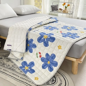 Thicken Waterproof Mattress Protector Quilted Mattress Cover Single/Double/Queen/King Fitted Bed Sheet Four-way Elastic Band