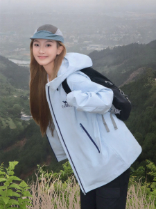 CAMEL | Windproof Waterproof Lightweight Hoody Outdoor Jacket