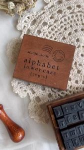 Stempel Huruf Alfabet: Membuat Journal dan Buku Catatan Unik