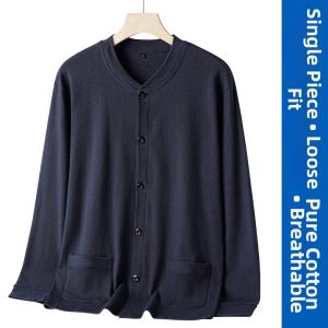 TIANJIANG | Elderly Long Sleeve Cotton Cardigan Sweater