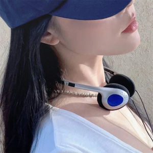 หูฟังคลาสสิกวินเทจแฟชั่นหูฟังแบบมีสายขนาด3.5มม. หูฟังบุคลิกภาพหูฟังเอียร์บัดแยกเสียงรบกวนวินเทจแนวมิลเลนเนียม