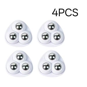 12 Pcs Self-Adhesive 360° Swivel Caster Wheels Mini Rolling Casters with Stainless Steel Bearings No-Drill Silent Wear