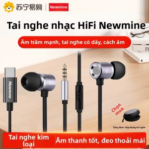 MX660 Newman In-Ear Wired Headphones Stereo Noise Reduction Deep Bass Type-C Microphone Mobile Phone 310 HiFi Sound Quality