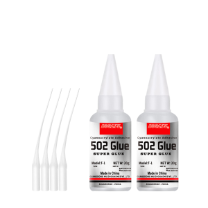 LOOLIFL | Loolifl 502 Super Glue 20g Instant Cyanoacrylate Adhesive Strong Bond for Wood Metal Rubber Plastic Quick Dry Repair Glue Tool