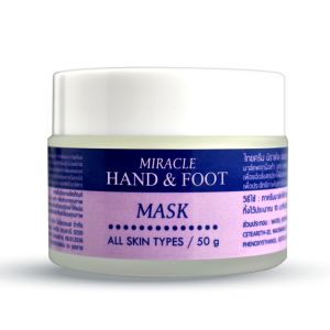 ไทยครีม มาร์คเท้า aha กลิ่นหอมๆ ลาเวนเดอร์ mask foot มาร์คส้นเท้า สปาเท้า foot spa มาร์คครีมทาเท้า มาร์คสปา พอกสปา thaicream miracle hand & foot mask