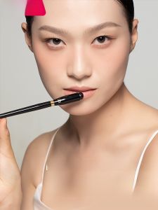 MSQ Masterful Piano Silicone Lip Brush round Head Lipstick Blush Concealer Makeup Brush for Lip Makeup Chinese Brand