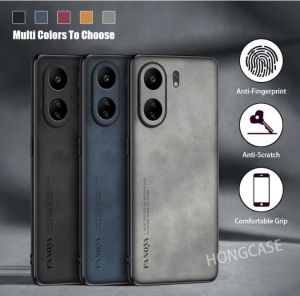 Matte Case for Nothing Phone 2A PU Leather Shockproof Lens Protection Hard Plastic Cover for Nothing Phone 2A