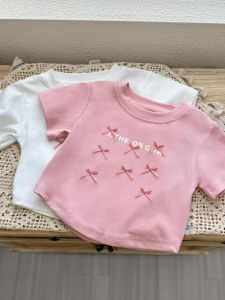 Sweet and Cute Korean Style Bow T-shirt