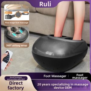 Air Bag Enveloping Heated Kneading Fully Automatic Foot Massager