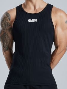 Youth Sports Vests Summer Trendy Brand Elastic Sleeveless Tops Boxing Hurdling Sprinting Training Vests And Daily Casual Vests