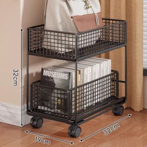 WUBUWEI | Portable Book Storage Shelf Organizer
