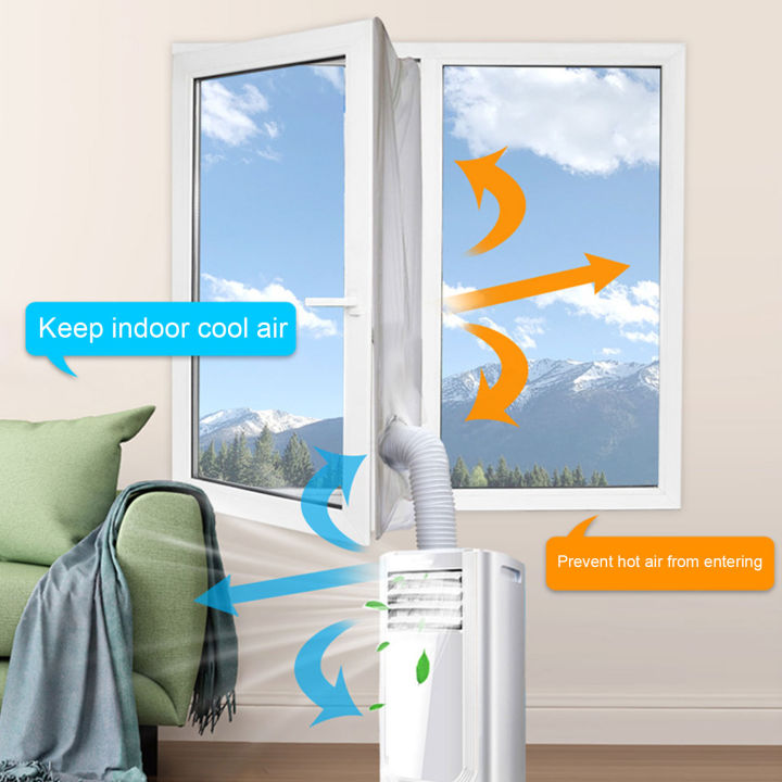 AC Window Frame Sealing Cloth Portable Air Conditioner Window Sealing ...