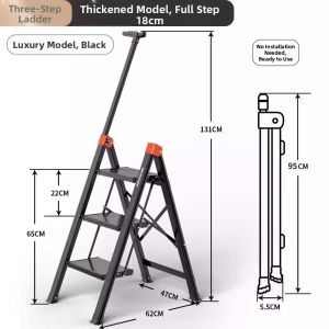 AOPENG | Adjustable Portable Aluminum Folding Ladder