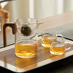 YIHUTEA | Thickened Citrus Tea Brewing Glass Teapot Separate Tea And Water Decanter