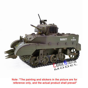 JDD[Available][Fast delivery]COOLBANK RC Tank 1/16 Scale 2.4ghz U.S. M5A1 Stuart Light Tank Model Remote Control Tanks with Sound and Light for Boys s