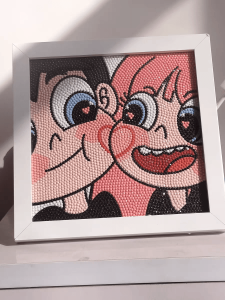 Couple Diamond Stickers Handmade DIY Gift Valentines Day Chinese Valentines Day 520 for Boyfriends and Girlfriends Paste Diamond Painting