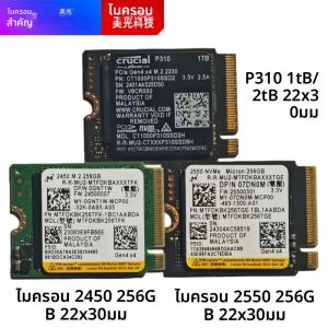 Crucial P310 1TB 2TB และ Micron 2450/2550 256GB M.2 2230 NVMe PCIe 4.0x4 SSD ใช้งานร่วมกับ Steam Deck ASUS ROG Ally และ MSI Claw ได้