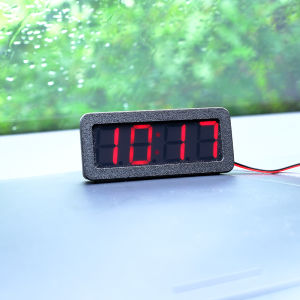 Car Gps Satellite Synchronized Electronic Clock Module Led Digital Display Night Light Show Vehicle Timekeeper
