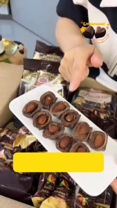 [BUY 1 GET 1] RUSSIAN ALMOND CHOCOLATE BALLS - Dark Chocolate Ball Gift New Years Goods Snack Candy