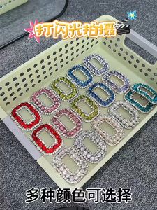 1 Sepasang Motif Bunga Shoe Clip Aksesori Dekorasi Gesper Sepatu Pengantin Wanita High Heel Clip