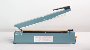 Food Vacuum Heat Sealer Machine Impulse 300MM Plastic Sealer Machine Metal 350 W Lightweight High Quality