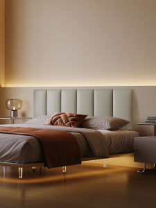 Bedroom Bedside Soft Upholstery Backrest Tatami Wall Covering Leather Baffle Anti-Collision Non-Bedside Cushion Stickers Wall Panel Self-Adhesive