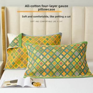 MINGSHA | Extra Thick Pure Cotton Pillow Towels for Couples 1 Pair