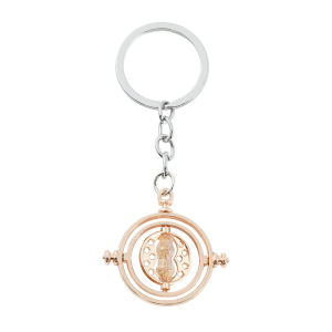 Metal Hogwarts Hourglass Time Converter Keyring Car Key Holder Bag Pendant Jewelry Accessories Gifts
