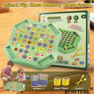 Kebeteme trẻ em lật trò chơi gia đình cờ vua thông minh cha mẹ tương tác trẻ em trò chơi tập trung Bộ nhớ đào tạo đồ chơi câu đố cờ vua