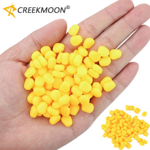 200pcs Scented Carp Fishing Bait Floating Pop Up Corn Smell Silicone Artificial Soft Corns Lures for Feeder Rig Lake Pond Fish