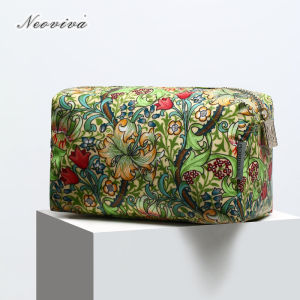 Vintage Womens Makeup Bag Portable Waterproof Organizer