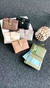 Dompet Wanita Lipat Motif Anyam Felian & Sevica New Arrival